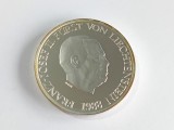 Moneda argint 10 franci 1988 Liechtenstein#18014
