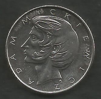 POLONIA 10 ZLOTI 1976 [1] ADAM MICKIEWICZ , XF++ livrare in cartonas foto