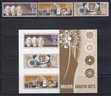 Malta 1973 - Crăciun, Serie + Bloc (Cota 10 EURO) , MNH