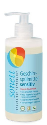 Detergent Ecologic pentru Spalat Vase Sensitive Sonett 300ml foto