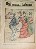 Revista Universul Literar nr.50/1898 pe coperta Un marinar pe vasul Merimae sarutat de 200 dame americane