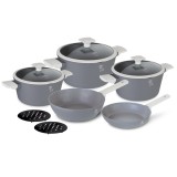 Set de 10 piese oale, cratite si tigai, accesorii BerlingerHaus, Aspen Collection, BH/7061, Berlinger Haus