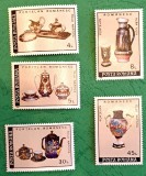 TIMBRE ROMANIA MNH LP1277/1992 -Porțelan rom&acirc;nesc - Serie simplă, Nestampilat