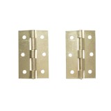 Set 2 balamale ascunse pentru mobilier 75x49 mm, zincate, cu suruburi