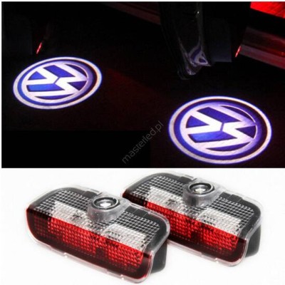 Set de 2 Lampi Logo Xentech Light Portiere Volkswagen foto