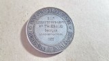 F652-Medalia Birou Asistenta Publica M. G. Thiebaud 1951 Franta bronz argintat.
