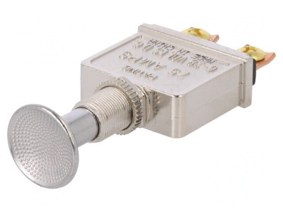 Comutator Push-Pull Crom 75A 12V fără Iluminare foto