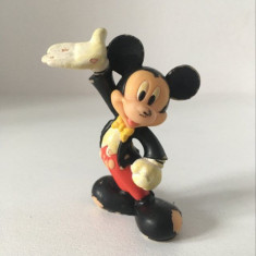 * Figurina Disney Mickey Mouse, cauciuc, 7 cm, vintage