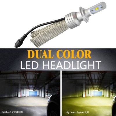Set becuri LED culoare duala H4 foto