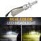 Set becuri LED culoare duala H4