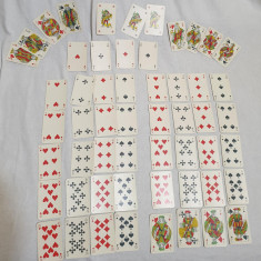 Jucarie veche de colectie - SET complet Joc de carti - anii 1970