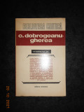 BIBLIOTECA CRITICA. C. DOBROGEANU-GHEREA