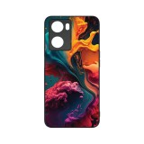 Husa BestCase&reg; Slim Glassy, Compatibila Cu OPPO A57 4G / A57s, Liquid Colors, G
