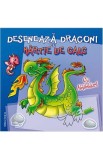 Deseneaza dragoni cu hartie de calc