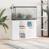 Suport acvariu, alb extralucios, 100x40x60 cm, lemn prelucrat