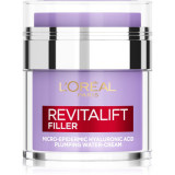 Cumpara ieftin L&rsquo;Or&eacute;al Paris Revitalift Filler Pressed Cream crema cu textura usoara cu acid hialuronic 50 ml