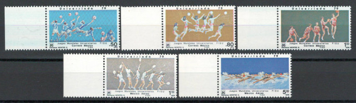 Mexic 1979 MNH - A 10-a editie a Jocurilor Mondiale Universitare, nestampilat