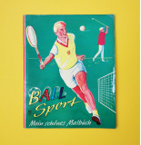 Carte colorat veche vintage sporturi cu mingea anii &#039;60 Ball Sport Germania
