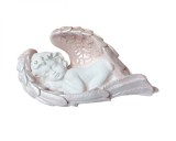 Cumpara ieftin Statueta decorativa, Inger, Roz perlat, 30 cm, DV005-1