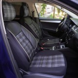 Cumpara ieftin Set Huse Scaun Sport piele si textil Skoda Octavia (2009-2019), Umbrella