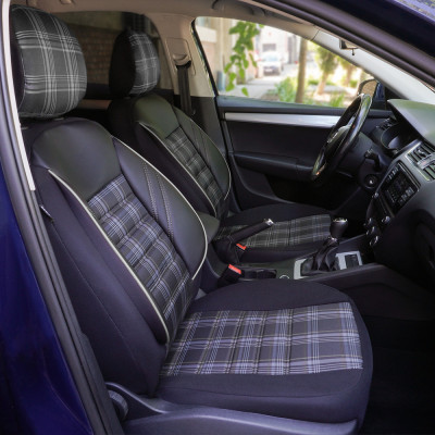 Set Huse Scaun Sport piele si textil Mitsubishi Outlander (2007 -2019) foto