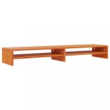 Cumpara ieftin Stand pentru monitor, maro ceruit, 100x24x13 cm, lemn masiv pin