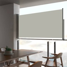 vidaXL Copertină laterală retractabilă de terasă, crem, 80 x 300 cm 48359
