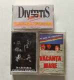 Lot trei casete audio : Divertis, Vacanța Mare și Pasărea Colibri