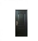 Usa Metalica Intrare Apartament 202x88cm Dreapta Maro Inchis + Livrare Gratuita! Usa Otel 10 Puncte Inchidere, Balamale, Manere, Vizor