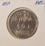 Hungary, Ungaria, 100 Forint Budapest Cultural Forum, 1985, KM#651, comemorativa, Europa