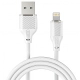 Cablu Date si Incarcare USB-A - Lightning XO Design NB291, 18W, 1m, Alb