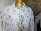 Geaca dama,bumbac , masura 48 - 50, sport , deosebita, florala