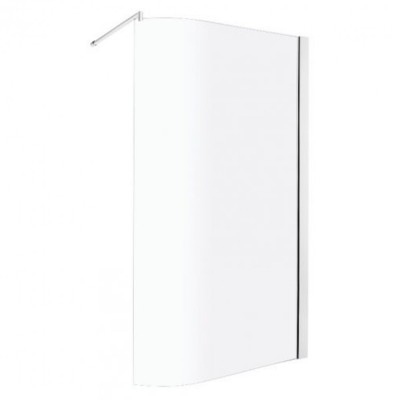 Cabină de duș Zeta Walk-In, dimensiuni 140x80-100x203 cm foto