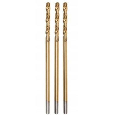 Burghiu pentru metal, nitrura de titan, 3 buc, 2 mm, Jufisto foto