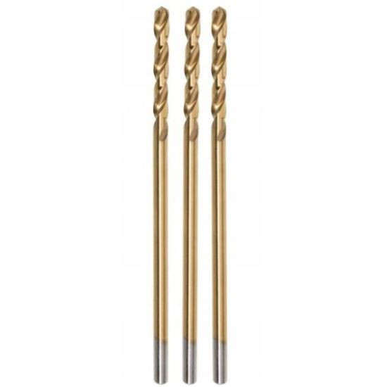 Burghiu pentru metal, nitrura de titan, 3 buc, 2 mm, Jufisto GartenVIP DiyLine