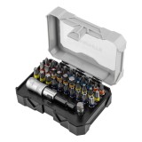 Set biti 25 mm cu suport magnetic 68 mm, 32 piese, Graphite
