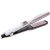 Placa de intins parul Liss &amp;amp; Curls Premium Care SF7660F0, Cashmere Keratin, placi flotante, 130-200C, functie Respect, generator de ioni, LCD, alb, Rowenta