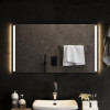 Oglinda de baie cu LED, 90x50 cm GartenMobel Dekor, vidaXL
