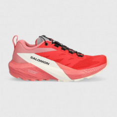 Salomon pantofi Sense Ride 5 femei, culoarea roz