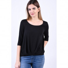 Bluza Vero Moda Zhei 3/4 Fold-Up Negru foto