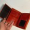 PORTOFEL PIELE NATURALA - Facut Manual - Made in India - Nou - Unisex !