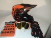 Casca Moto Enduro ATV Ochelari Manusi Cagula Marimi S, M, L, XL ABS