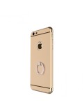 Cumpara ieftin Husa iPhone 7 MyStyle Elegance Luxury 3in1 Ring Auriu, Protectie Soc, Praf, Zgarieturi, Carcasa PC