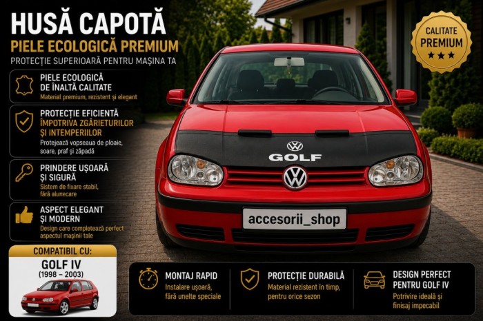 husa capota GOLF 4 1998-2003