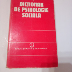 DICTIONAR DE PSIHOLOGIE SOCIALA ~ COLECTIV