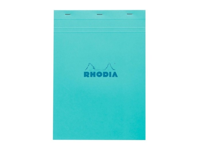 Blocnotes A4, capsat, 80 file, N?18, Rhodia Basic, color
