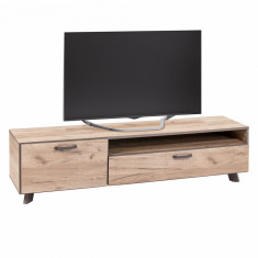 Comoda Tv Austin PAL/plastic, maro, 159 x 40 x 37 cm foto