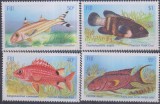 Timbre cu pești tropicali din Fiji