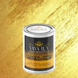 Vopsea decorativa de Lux, Royal Oro, Auriu Perlat, 2 Litri, Finisaj cu Perle Aurii - Toro Decor