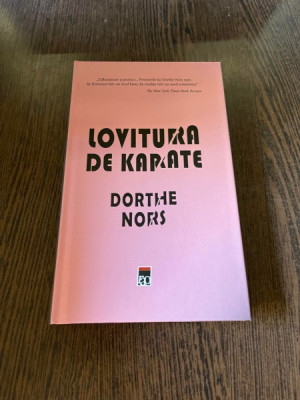 Dorthe Nors - Lovitura de karate foto